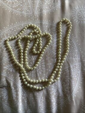 Faux Pearl Beaded Necklace - Women Jewelry